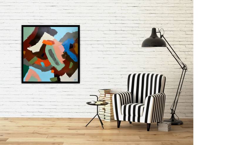 Original Abstract Painting by Matteo Cassina