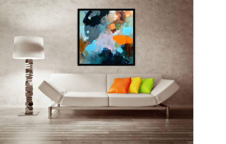 Original Abstract Painting by Matteo Cassina