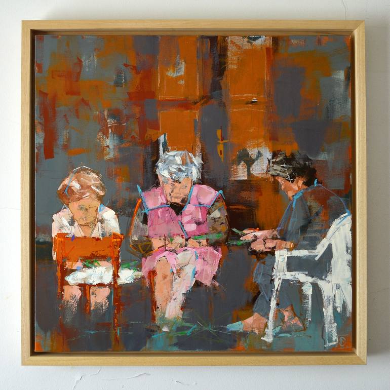 Original Figurative Abstract Painting by Matteo Cassina