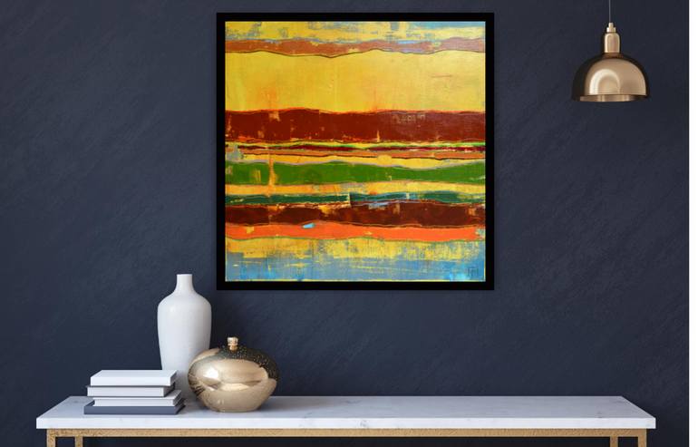 Original Abstract Painting by Matteo Cassina