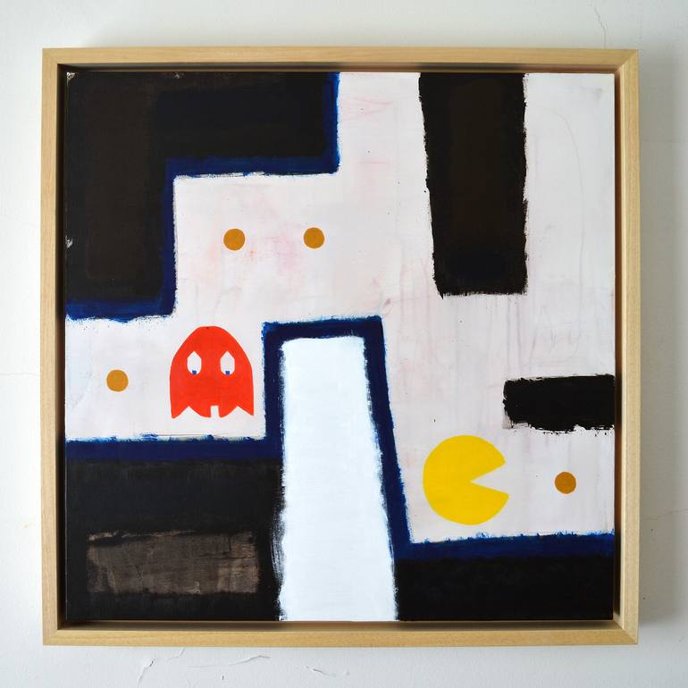 Pacman Painting by Matteo Cassina Saatchi Art