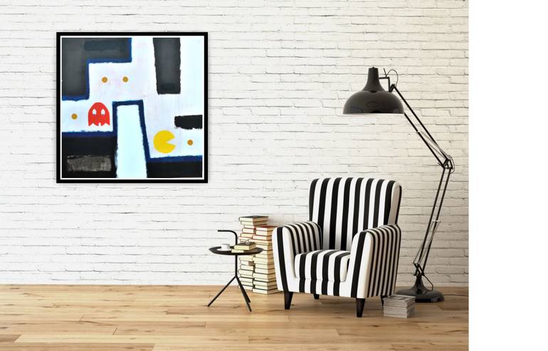 Original Abstract Painting by Matteo Cassina