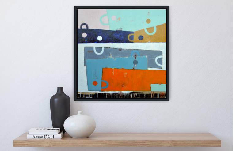 Original Abstract Painting by Matteo Cassina