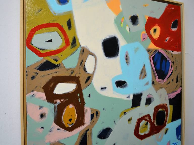 Original Abstract Painting by Matteo Cassina