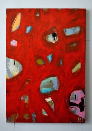 Original Abstract Expressionism Abstract Paintings by Matteo Cassina
