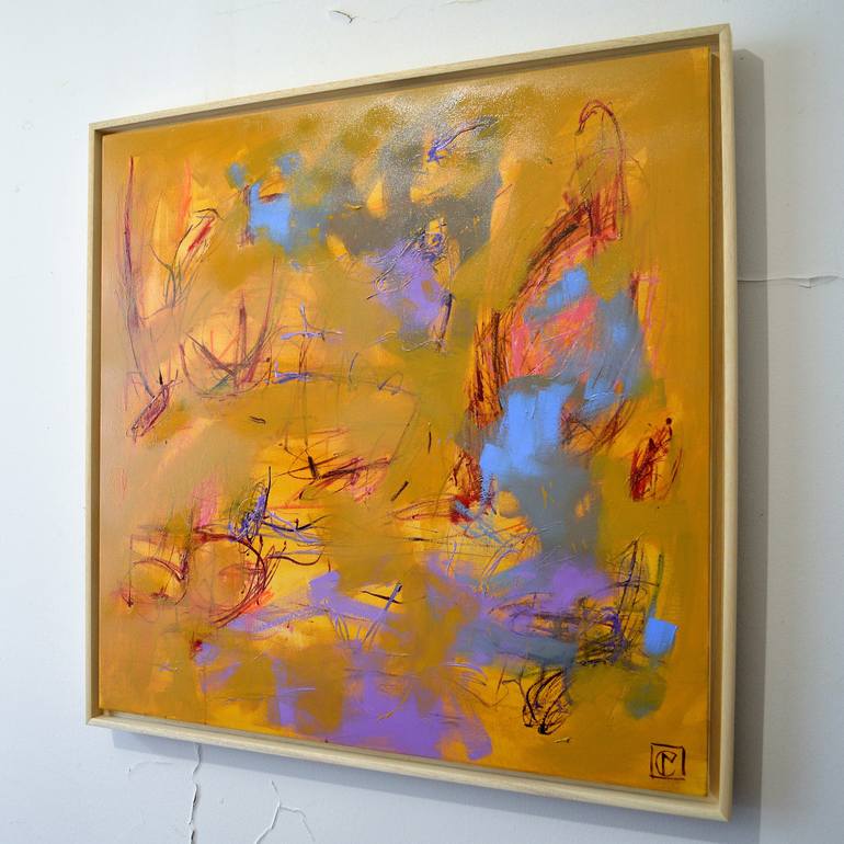 Original Abstract Expressionism Abstract Painting by Matteo Cassina