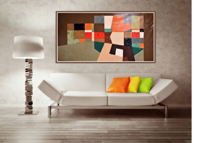 Original Abstract Painting by Matteo Cassina