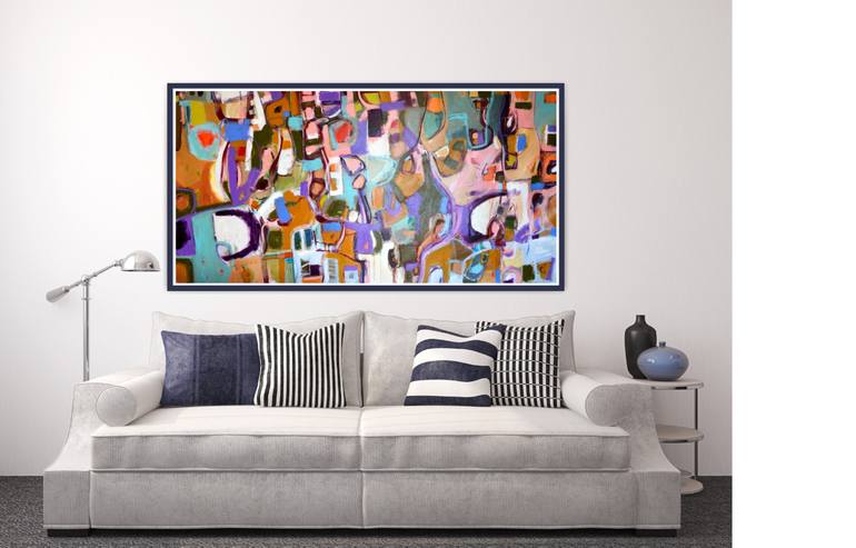 Original Abstract Painting by Matteo Cassina