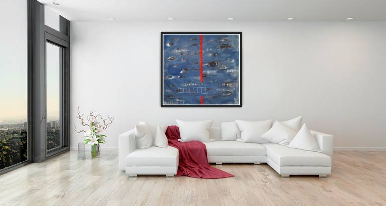 Original Abstract Painting by Matteo Cassina