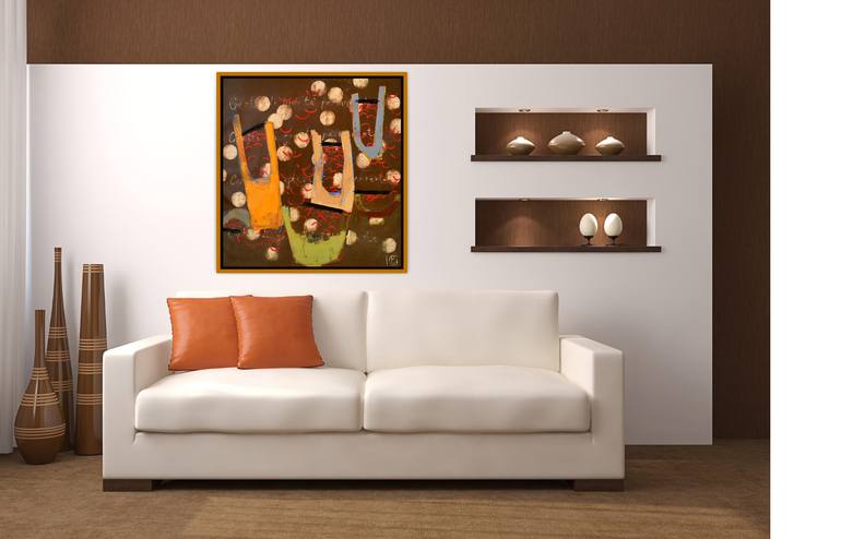 Original Abstract Expressionism Abstract Painting by Matteo Cassina