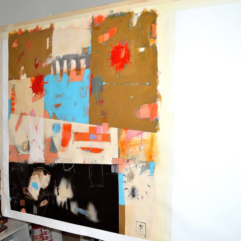 Original Abstract Painting by Matteo Cassina