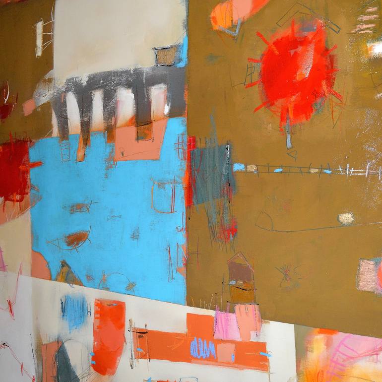 Original Abstract Painting by Matteo Cassina