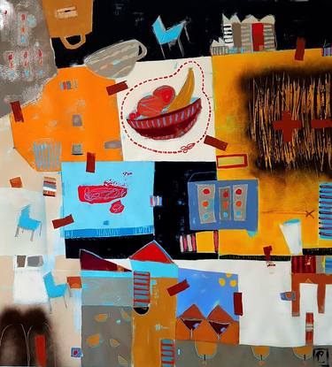 Original Abstract Paintings by Matteo Cassina