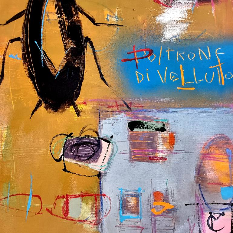 Original Abstract Expressionism Abstract Painting by Matteo Cassina