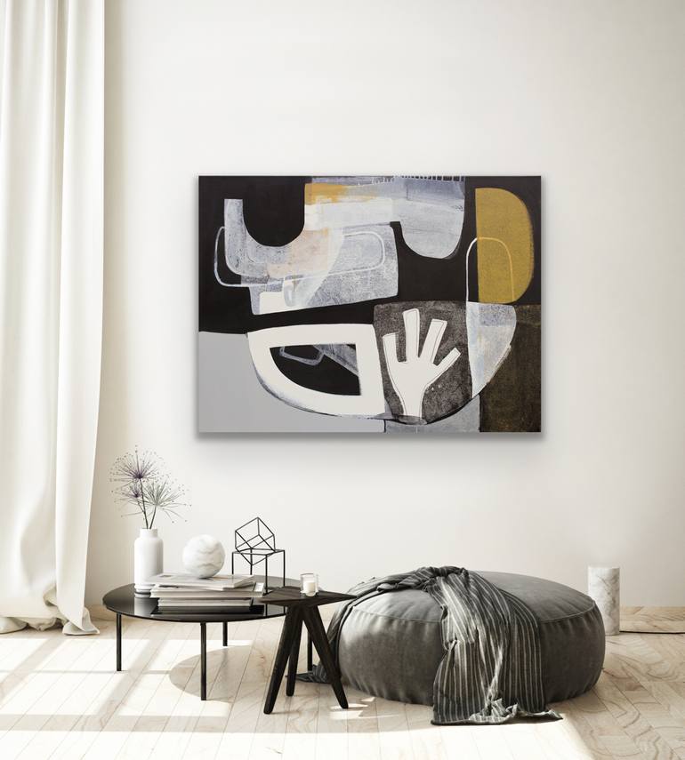 Original Street Art Abstract Painting by Jenny Gray