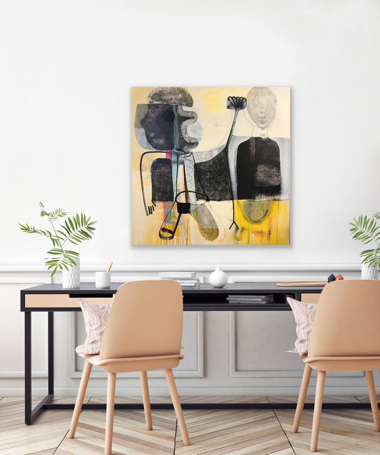 Original Figurative Abstract Painting by Jenny Gray