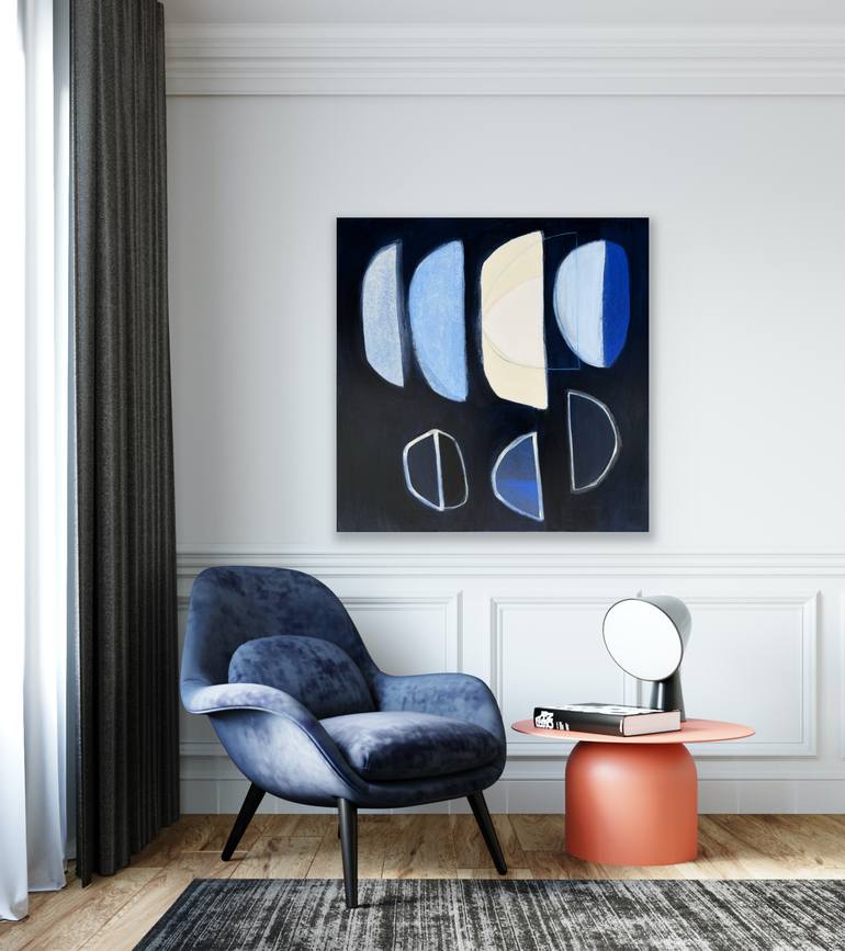 Original Conceptual Abstract Painting by Jenny Gray