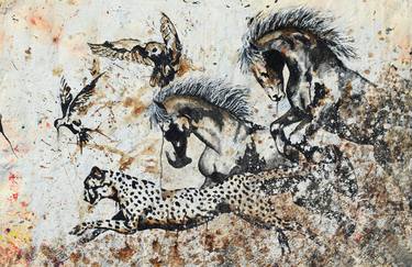 Print of Expressionism Animal Paintings by Carlos Rosales Fernadez Eduardo