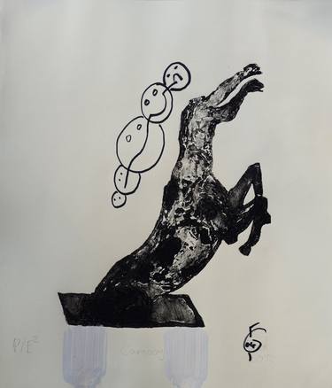 Print of Expressionism Animal Drawings by Carlos Rosales Fernadez Eduardo