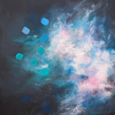 Original Abstract Expressionism Abstract Paintings by Myriam El