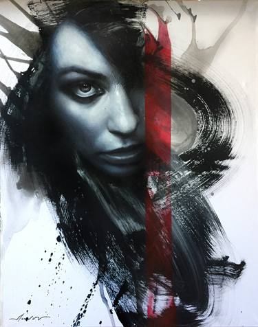 Print of Expressionism Portrait Paintings by Milan Andov