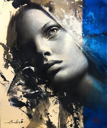 Print of Portrait Paintings by Milan Andov