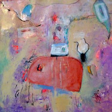 Original Abstract Expressionism Abstract Painting by Suzanne Edminster