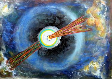 Print of Outer Space Paintings by Marianne  Charlotte Mylonas-Svikovsky
