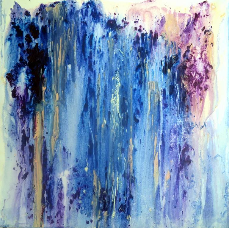 The blues... Painting by Marianne Charlotte Mylonas-Svikovsky | Saatchi Art
