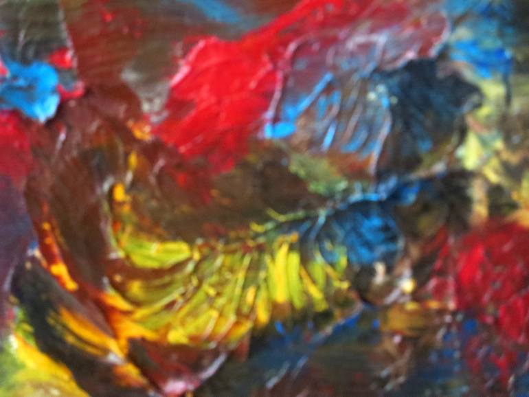 Original Abstract Painting by Marianne  Charlotte Mylonas-Svikovsky