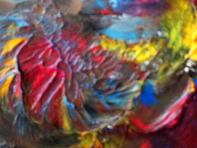 Original Abstract Painting by Marianne  Charlotte Mylonas-Svikovsky