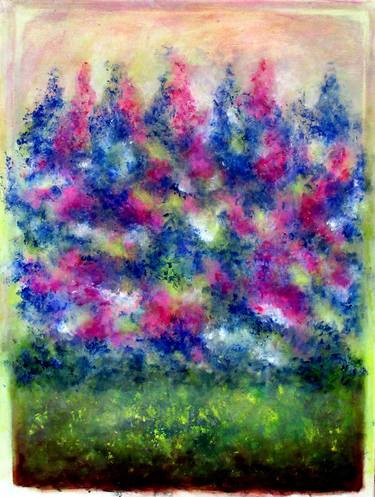 Print of Expressionism Floral Paintings by Marianne  Charlotte Mylonas-Svikovsky