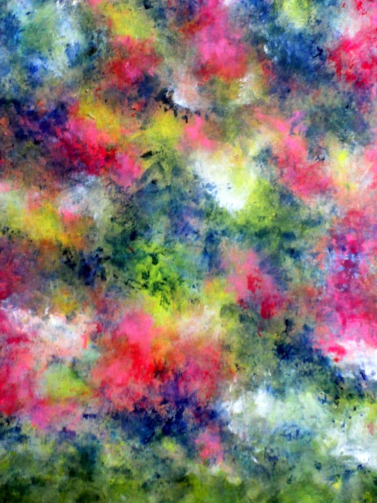 Original Expressionism Floral Painting by Marianne  Charlotte Mylonas-Svikovsky