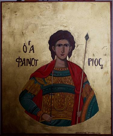 Original Folk Religious Paintings by Eleni Papapetrou