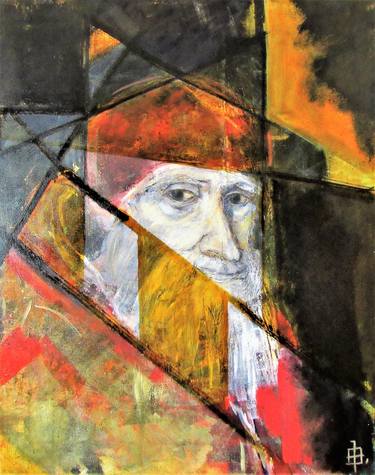Original Figurative Portrait Painting by Ecaterina Balanescu