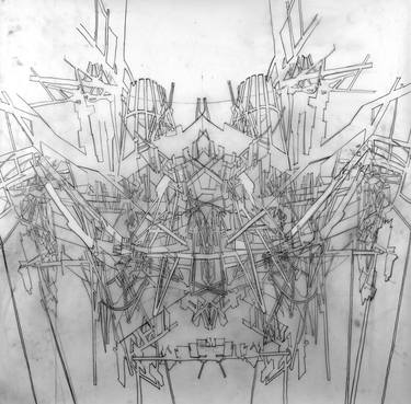 Original Abstract Architecture Drawings by Anthony Viscardi
