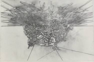 Original Abstract Architecture Drawings by Anthony Viscardi