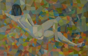 Print of Cubism Erotic Paintings by Alexey Rubanov
