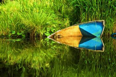 Original Fine Art Boat Photography by Lloyd Goldstein