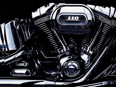 Print of Photorealism Motorcycle Photography by Lloyd Goldstein