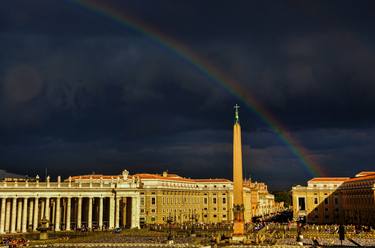 Rainbow Over St. Peter's Square thumb