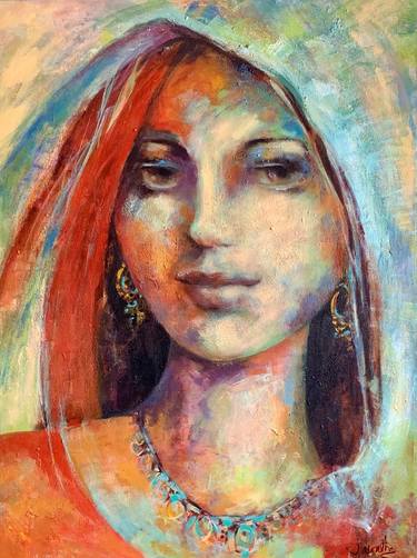 Original Women Paintings by Jacintha Krish