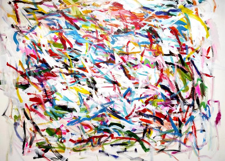 Original Contemporary Abstract Painting by Jolina Anthony