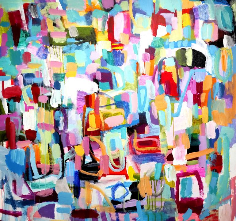 Original Contemporary Abstract Painting by Jolina Anthony