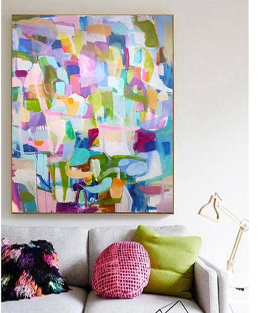 Original Contemporary Abstract Paintings by Jolina Anthony