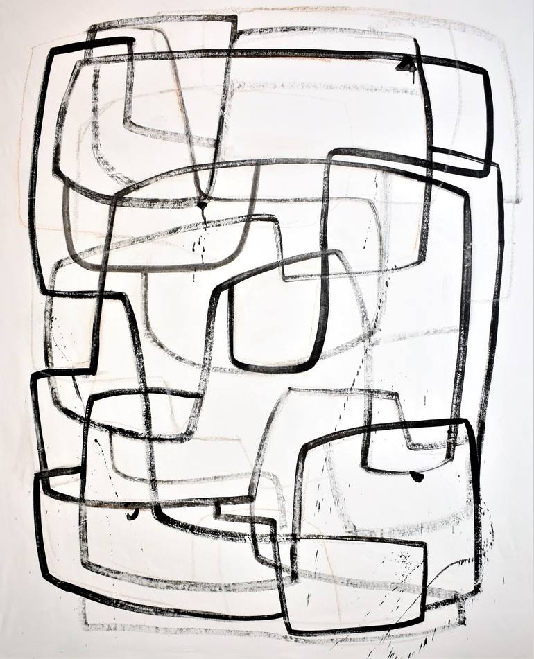 Original Contemporary Abstract Painting by Jolina Anthony