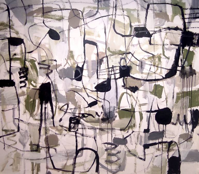 Original Contemporary Abstract Painting by Jolina Anthony