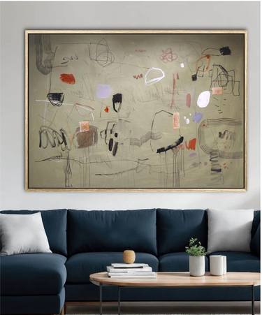 Original Contemporary Abstract Painting by Jolina Anthony
