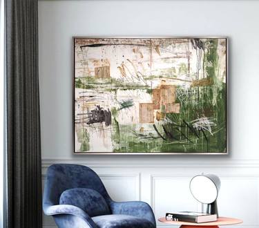 Original Contemporary Abstract Painting by Jolina Anthony