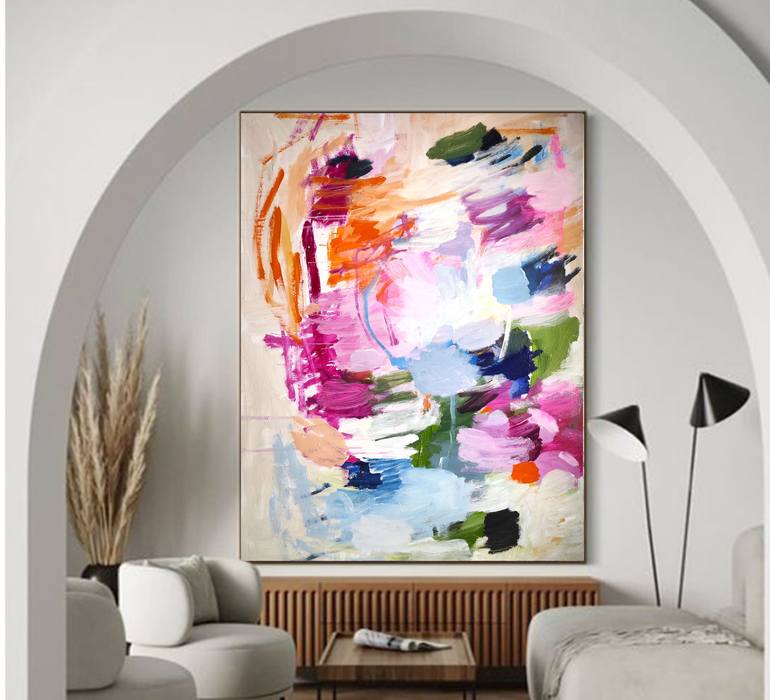 Original Contemporary Abstract Painting by Jolina Anthony